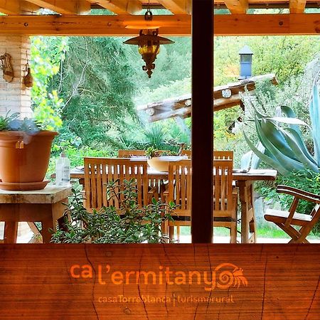 Hostal Ca L' Ermitanyo- Casa Torre Blanca Súria Exterior foto